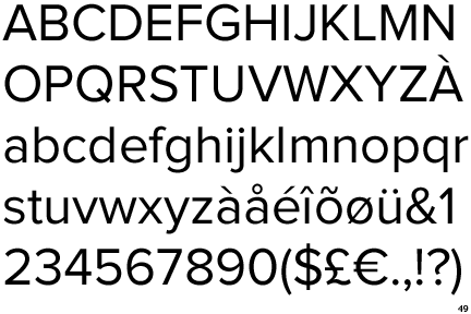 free fonts similar to proxima nova